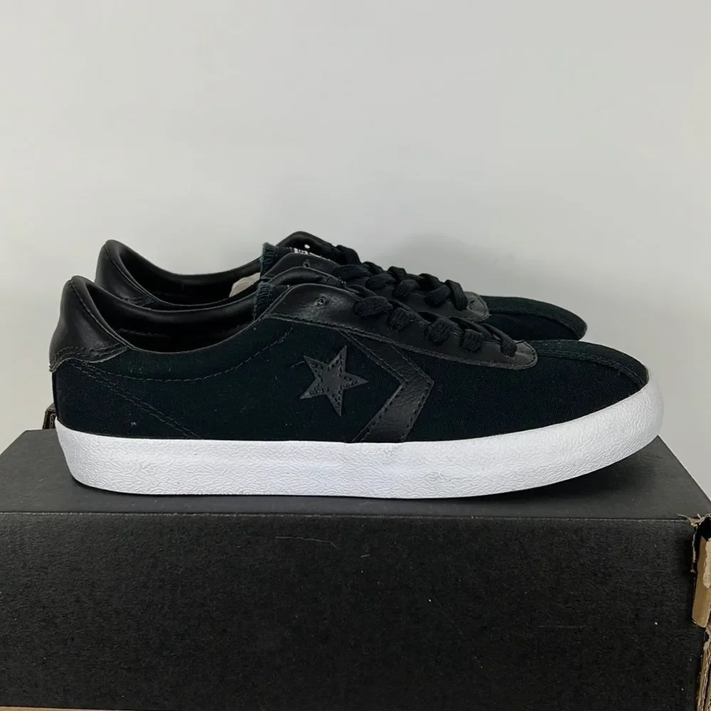 New in box Converse black white breakpoint ox canvas shoes women’s size 7
